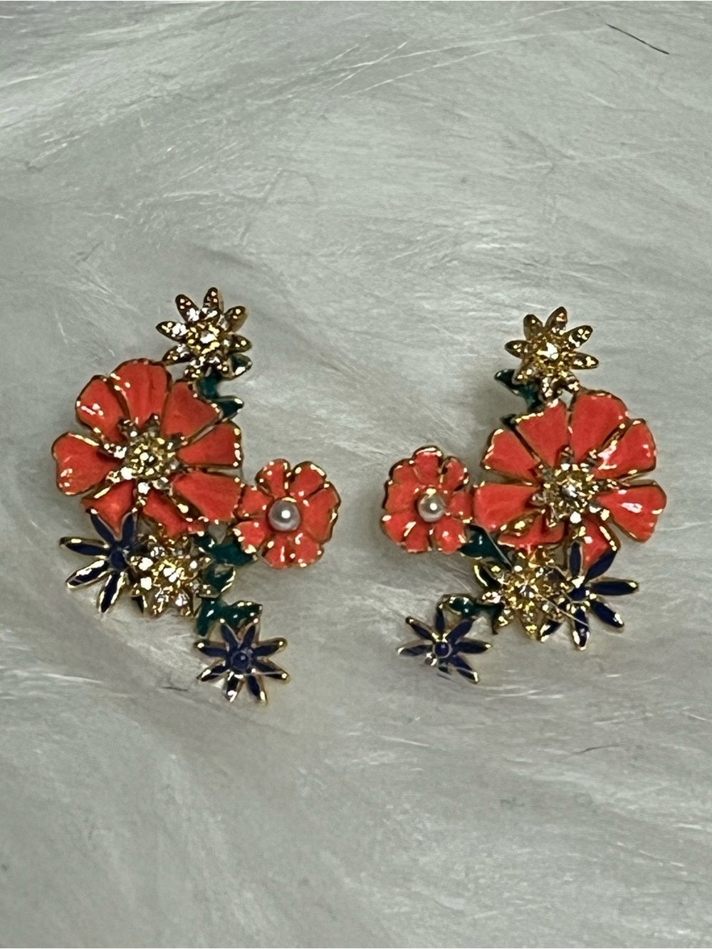 J. Crew Flower Cluster Earrings
